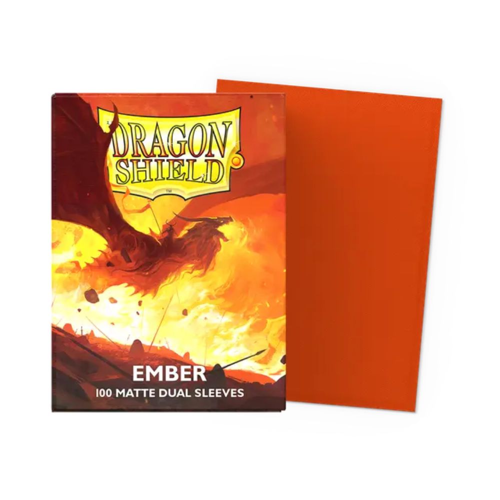 Dragon Shield Sleeves: Standard Matte Dual - Ember 100CT image 0