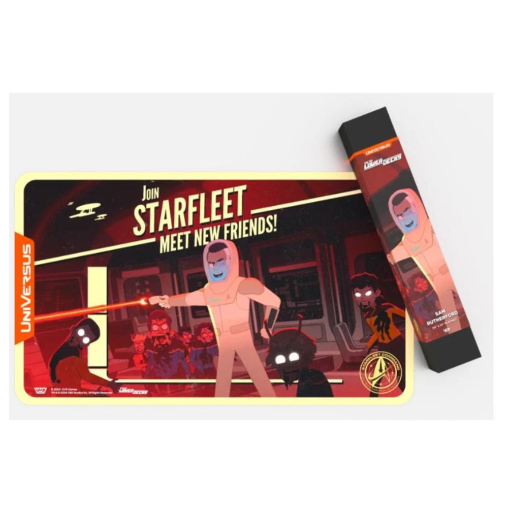 UniVersus: Star Trek: Lower Decks - Sam Rutherfor Playmat - 24 x 14 Neoprene Mat image 0