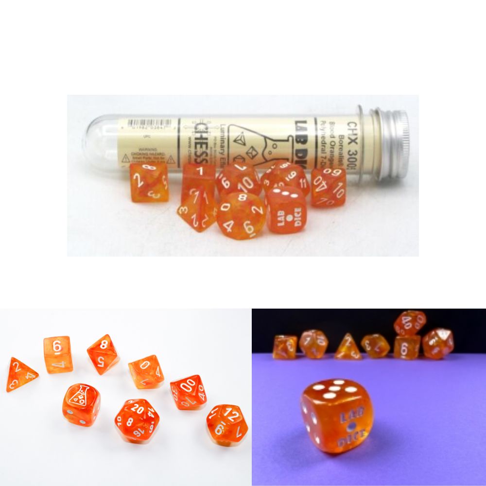 Borealis Blood Orange/White 7 Die Set with Bonus /  #CHX30052 image 0