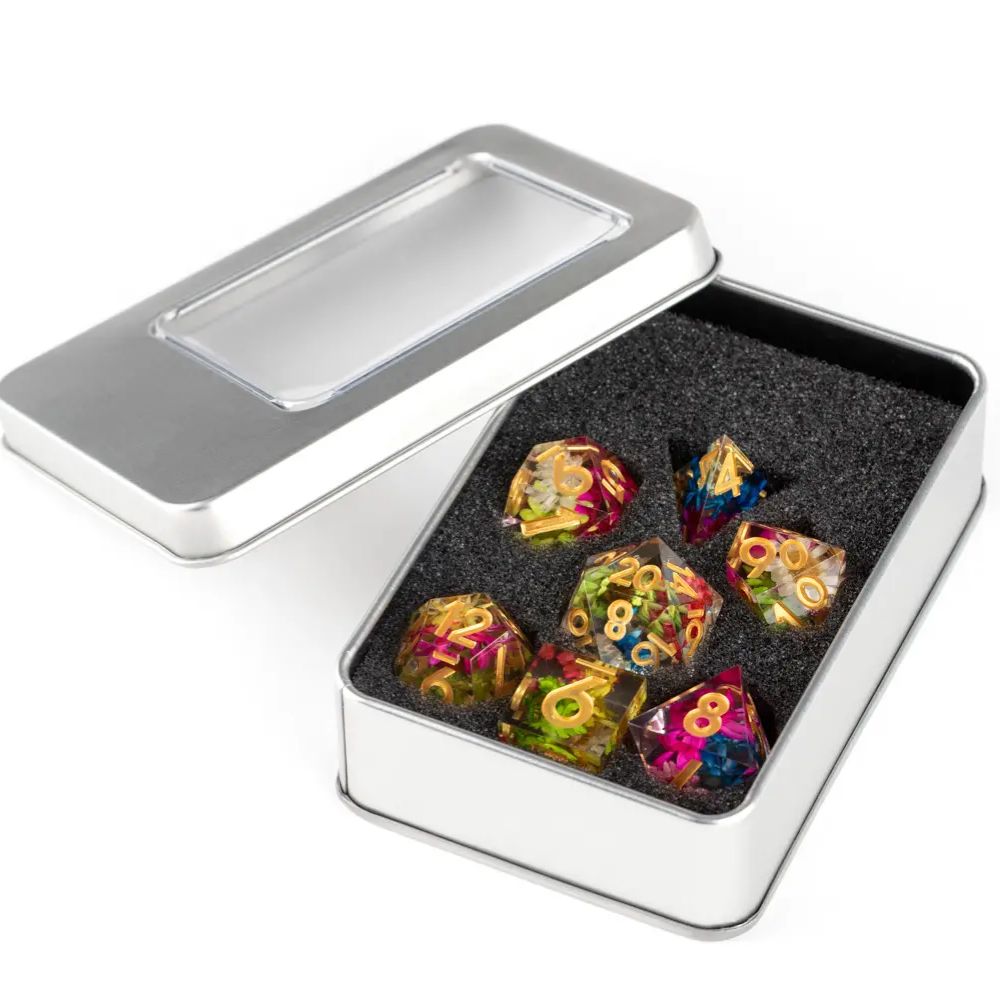 FanRoll: 7CT Liquid Core Elixir Vanishing Oil Polyhedral Dice Set image 1
