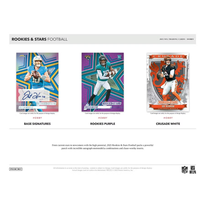 2025 Panini Rookies & Stars Football Hobby Boxes