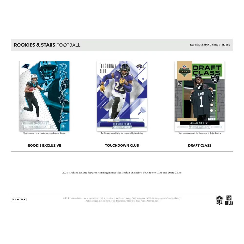 2025 Panini Rookies & Stars Football Hobby Boxes