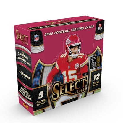 2025 Panini Select Football Trading Card Hobby Box