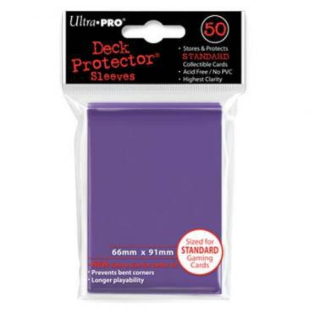 Ultrapro Solid Purple Deck Protector (Regular - 50 Ct) image 0