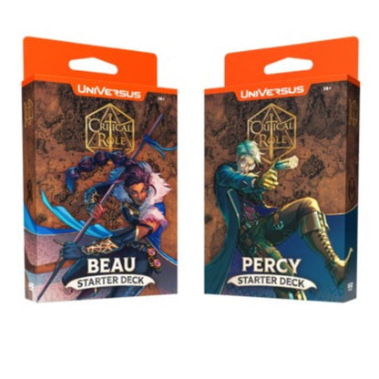UniVersus CCG: Critical Role Heroes of Exandria Beau/Percy Starter Deck Display image 0