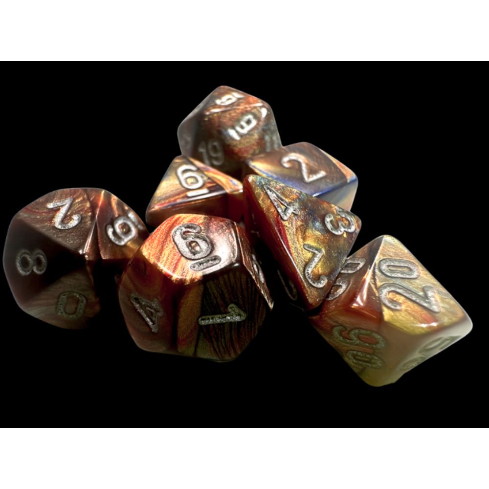 Lustrous Mini 7 Die Set Gold Silver / #CHX20493 image 0