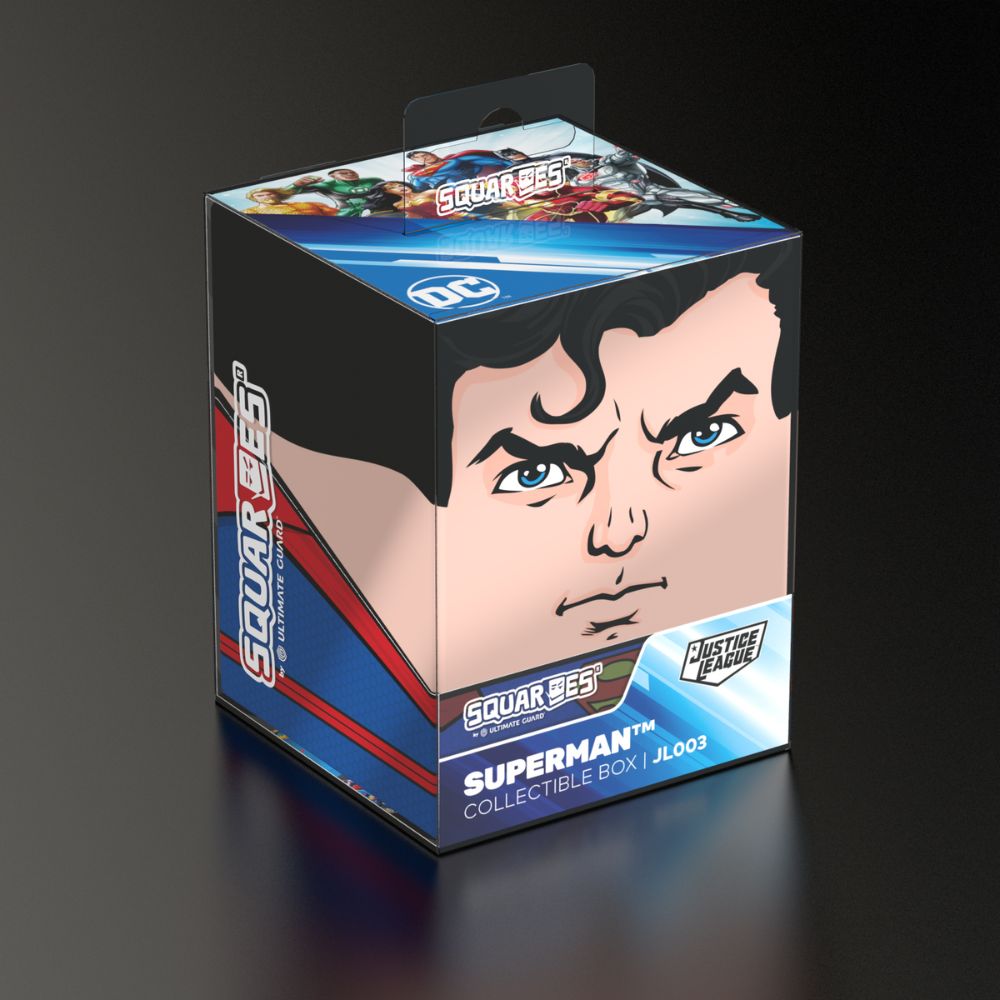 Squaroes: 100+ Deckbox -DC Comics Justice League - Superman image 0