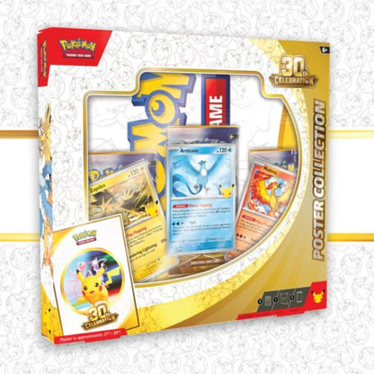 Pre-Order 9/16/26 Release: Pokemon 30th Celebration Poster Collection Box