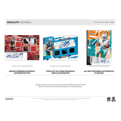 2024 Panini Absolute Football Hobby Box image 2