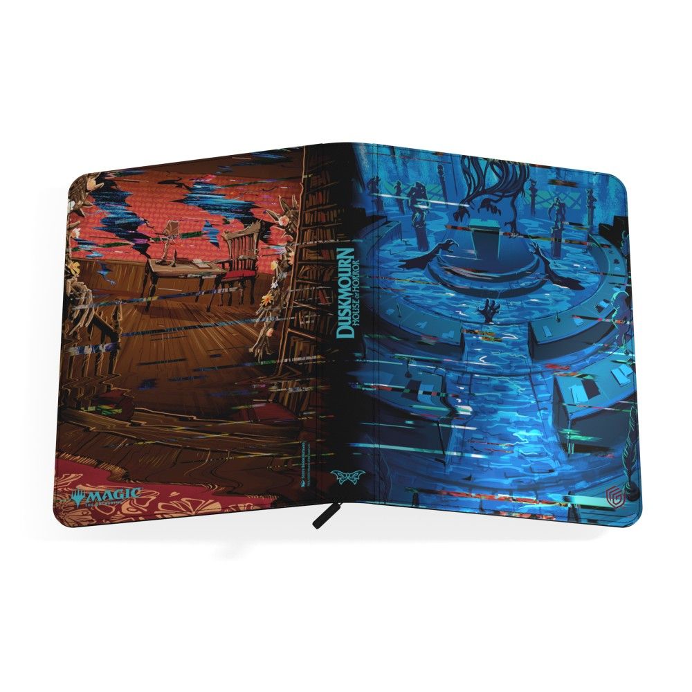 Magic: The Gathering Duskmourn - Restricted Office Xenoskin Zipfolio image 0