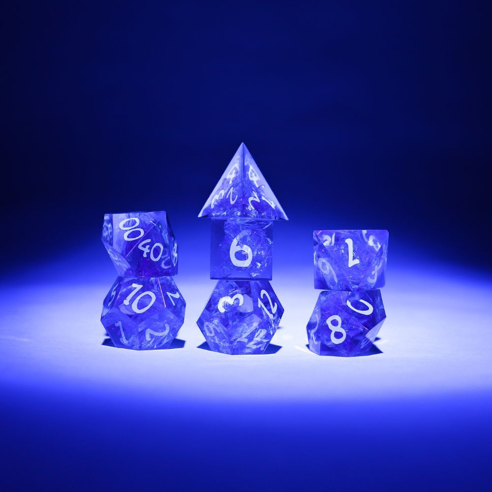 Sirius Dice - Cloak & Dagger - Pink Dice Set image 3
