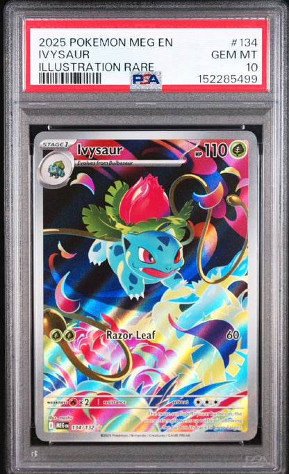Mega Evolution #134 Ivysaur Illustration Rare PSA 10