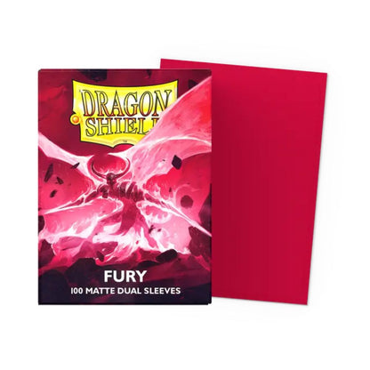 Dragon Shield Sleeves: Standard Matte Dual - Fury 100CT image 0