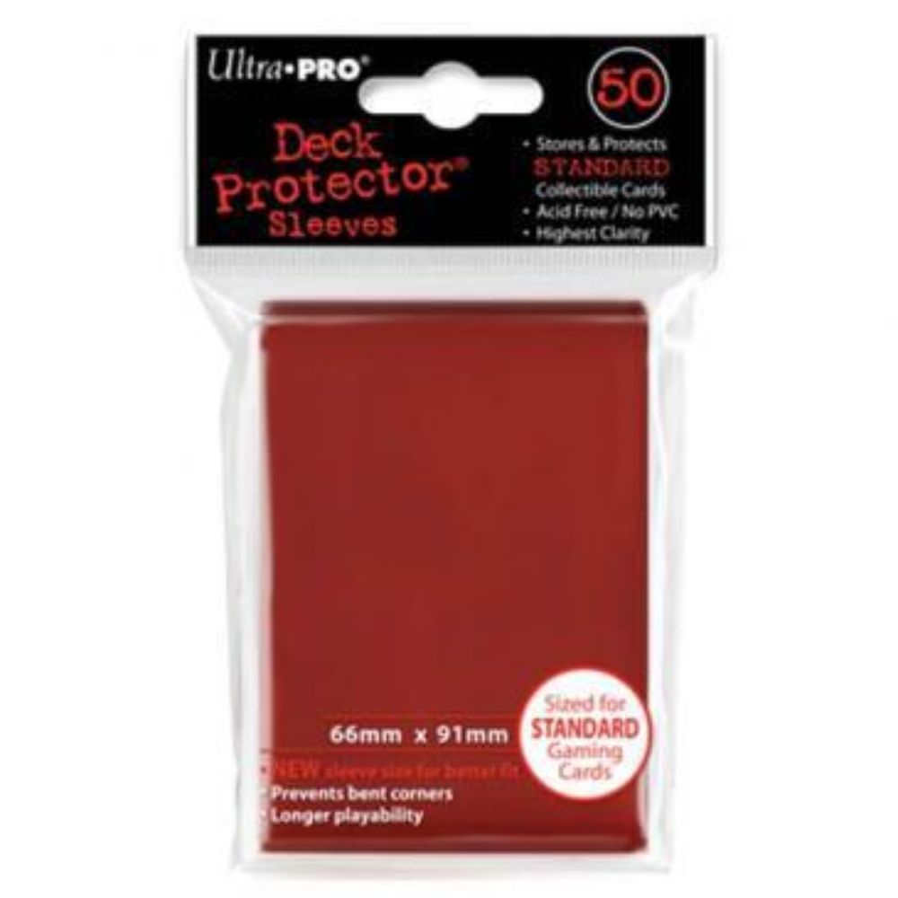Ultrapro Red Deck Protector (Regular - 50 Ct) image 0