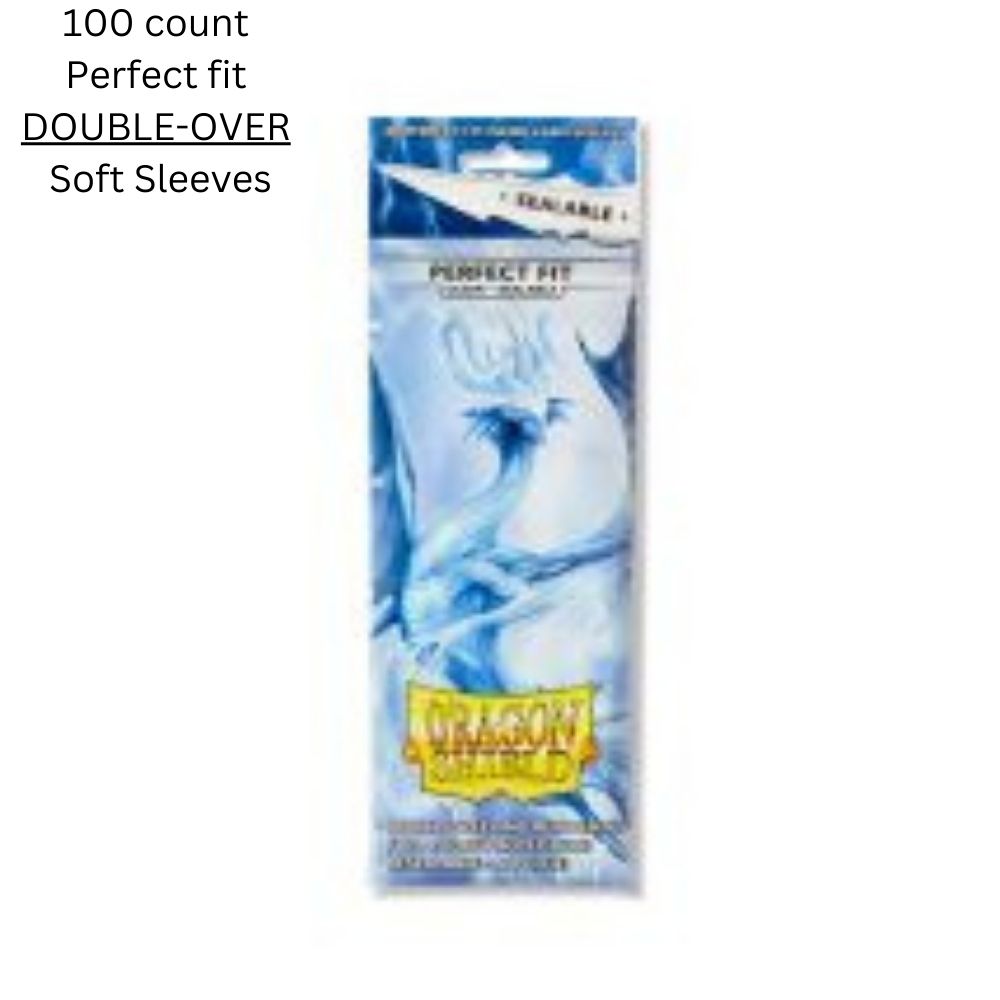 Dragon Shield Sleeves: Perfect Fit Double-Over Sleeve - Clear 100CT image 0
