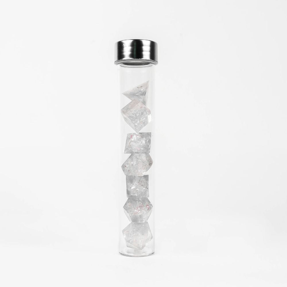 Sirius Dice - Cloak and Dagger Clear Dice Set image 0