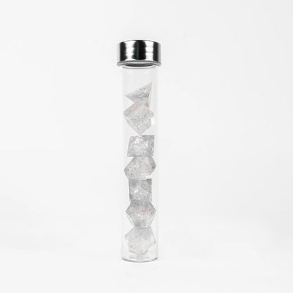 Sirius Dice - Cloak and Dagger Clear Dice Set image 0