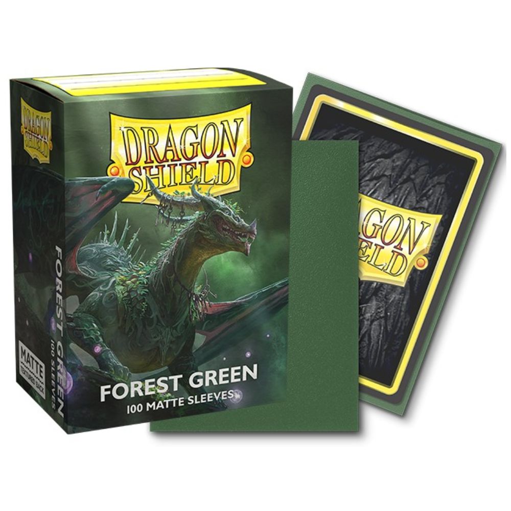 Dragon Shield Sleeves: Standard Matte - Forest Green 100CT image 0