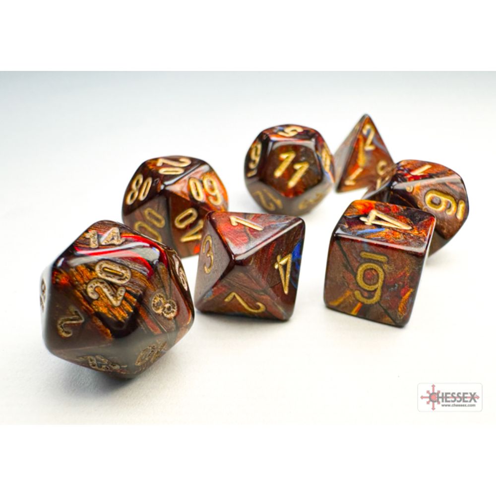 Scarab Mini 7 Die Set Blue Blood/Gold / #CHX20419 image 1