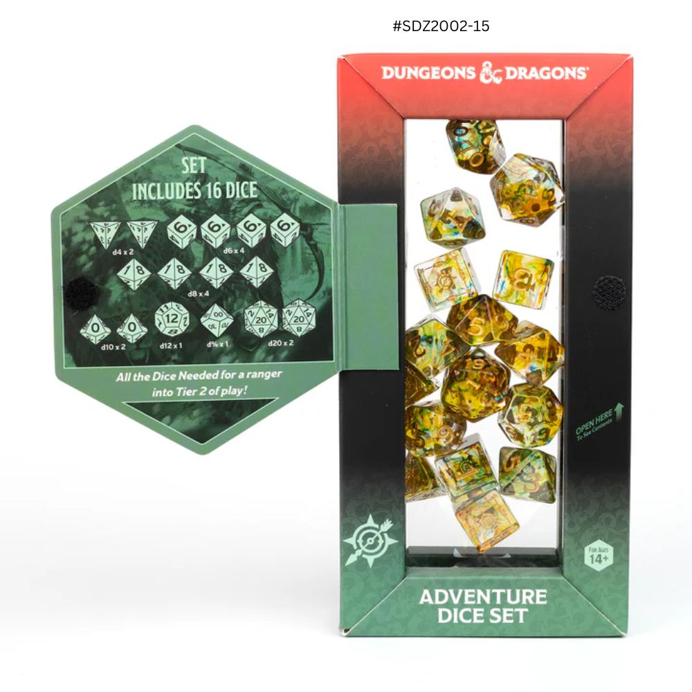 Dungeons & Dragons Adventure Dice - Ranger Multi-Colored | Sirius Dice image 1
