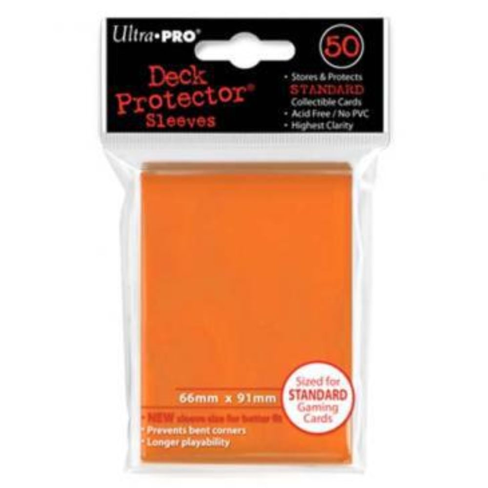 Ultrapro Orange Deck Protector (Regular - 50 Ct) image 0