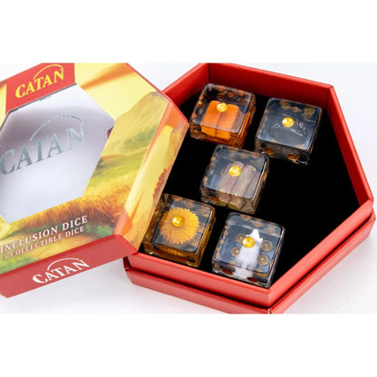FanRoll: 5CT CATAN Inclusion Dice Set #FRD11100 image 0