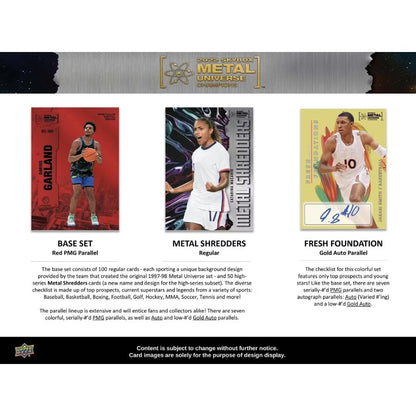 2022 Upper Deck Skybox Metal Universe Champions Hobby Box image 2