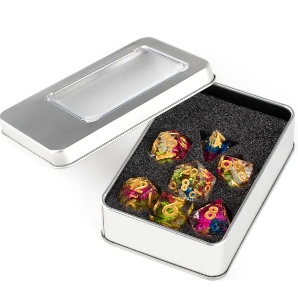 FanRoll: 7CT Liquid Core Elixir Mana Extract Polyhedral Dice Set image 1