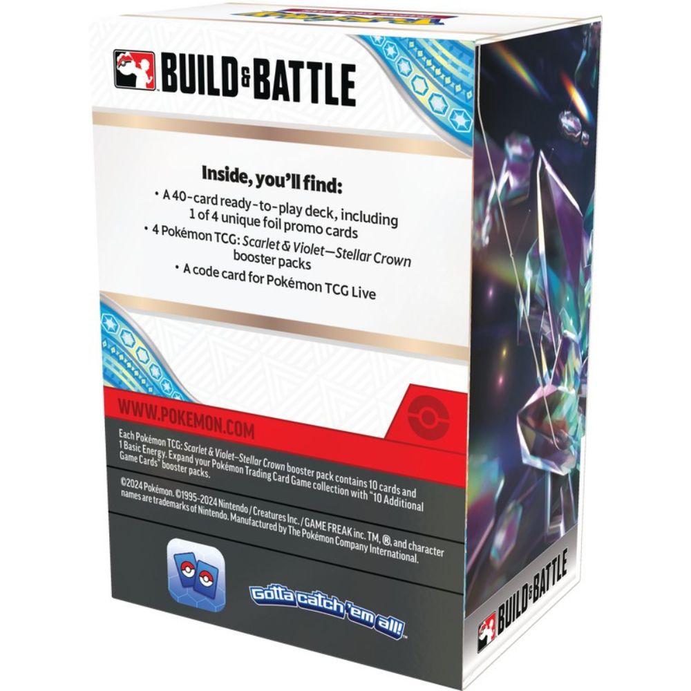 Pokemon Stellar Crown Build and Battle Box - SV7 image 1