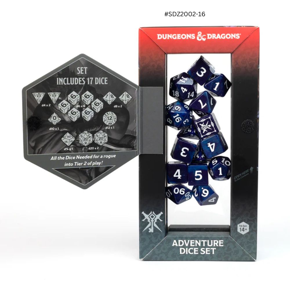 Dungeons & Dragons Adventure Dice - Rogue: Purple | Sirius Dice image 1