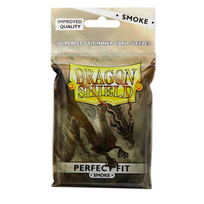 Dragon Shield Sleeves: Perfect Fit Standard - Smoke 100CT image 0