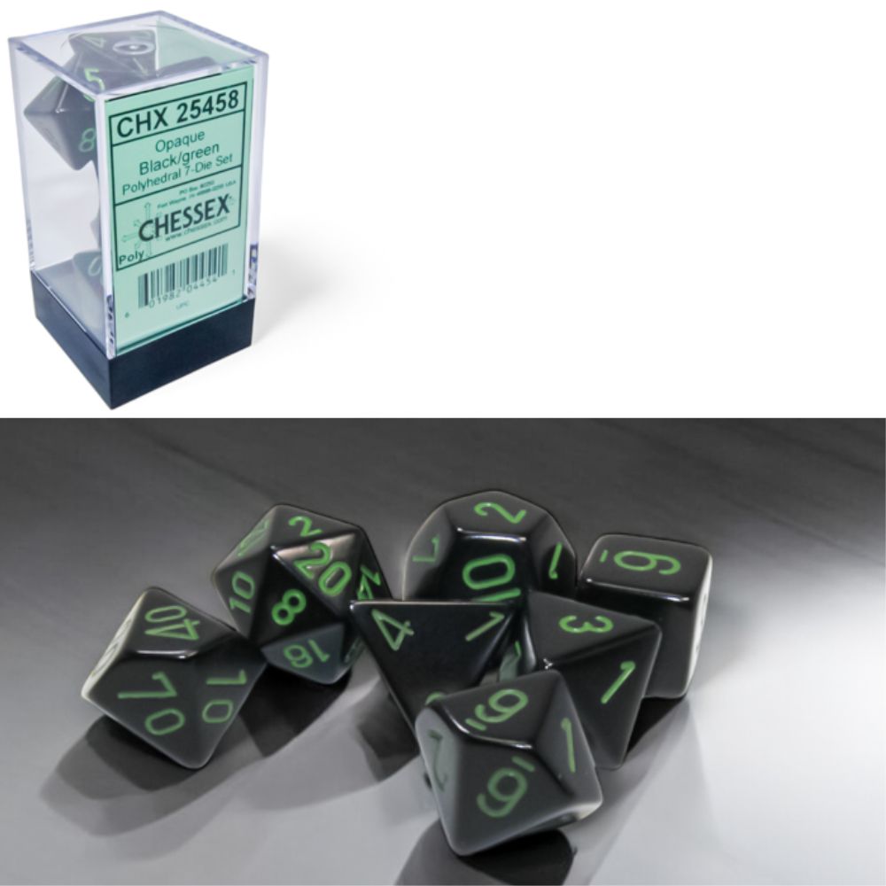 Opaque Black/Green 7 Die Set / #CHX25458 image 0