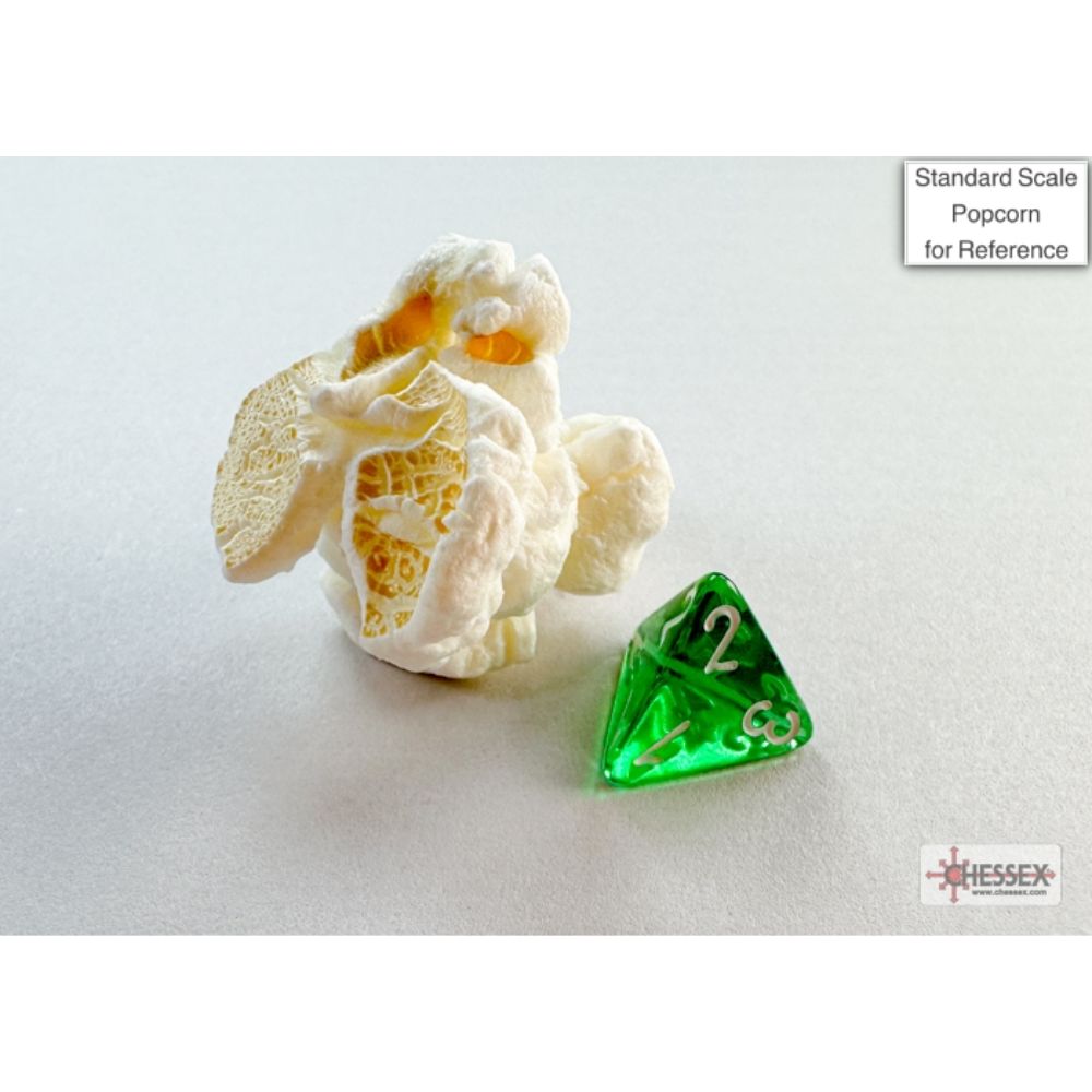 Translucent Mini 7 Die Set Green/White / #CHX20375 image 2