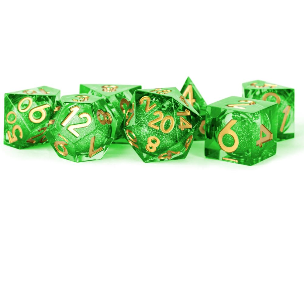 FanRoll: 7CT Liquid Core Elixir Aegis of Hope Polyhedral Dice Set image 0
