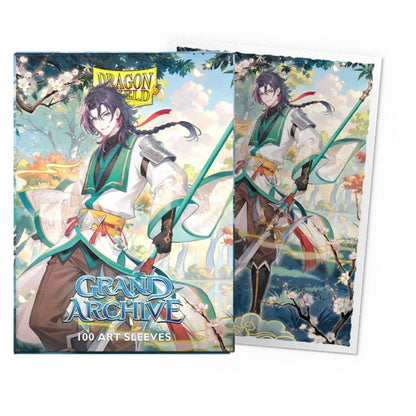 Grand Archive - Jin, Fate Defiant - Matte Art Sleeves - Standard Size image 1