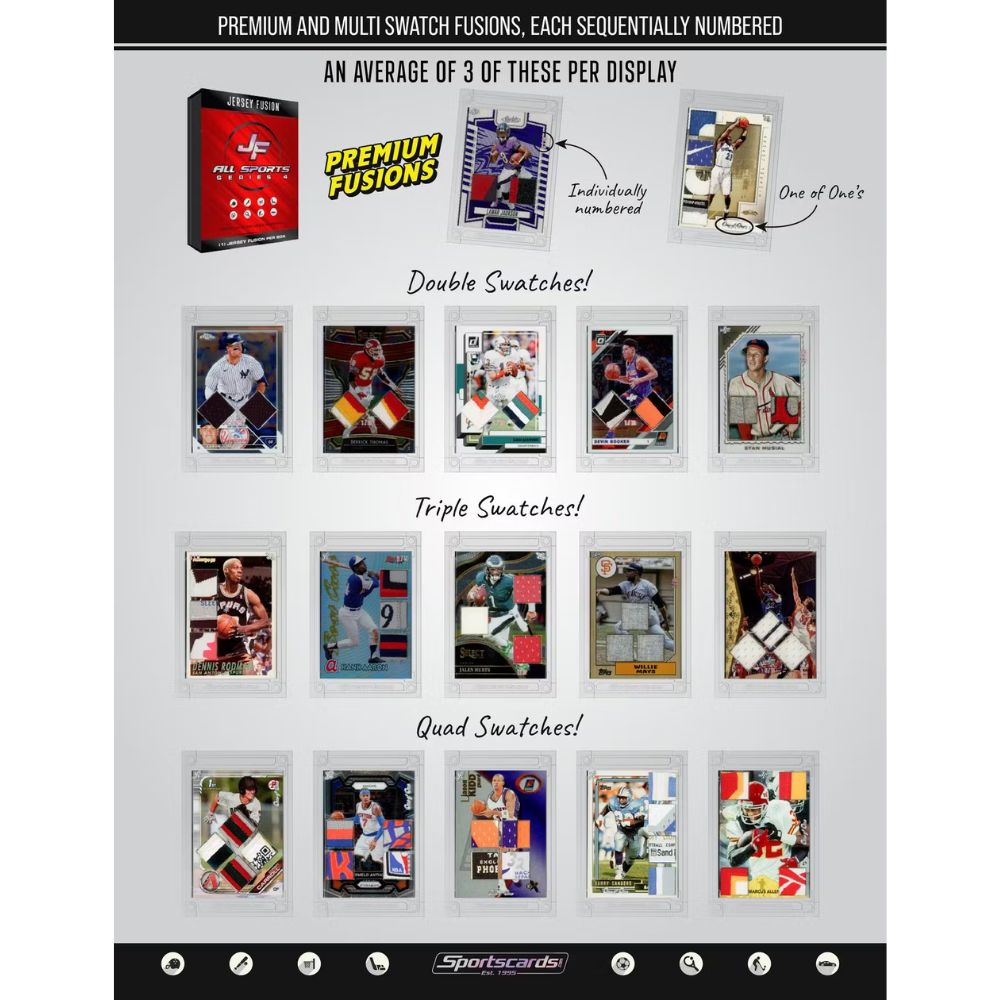Jersey Fusion All Sports Series 4 Hobby Box image 4