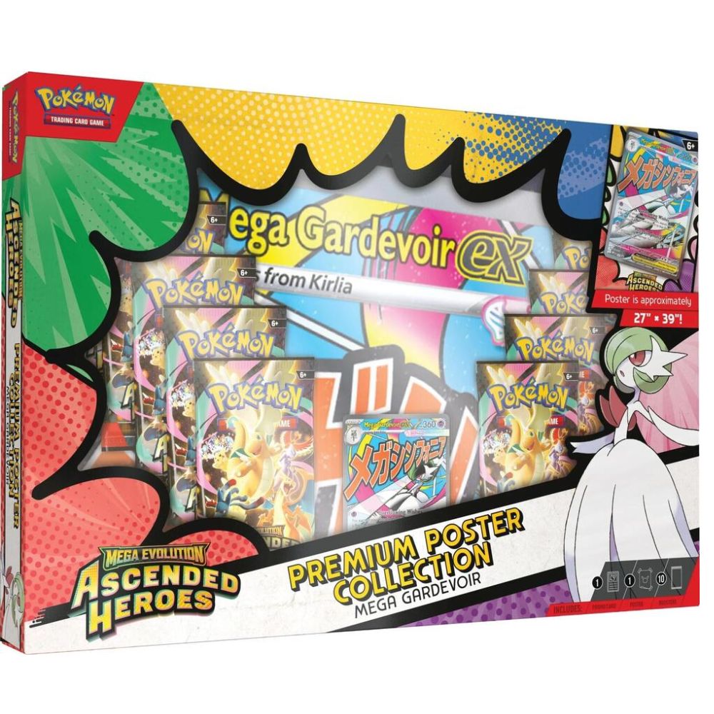 3/20/26 Release: Mega Evolutions 2.5 Ascended Heroes Mega Gardevoir Premium Poster Collection