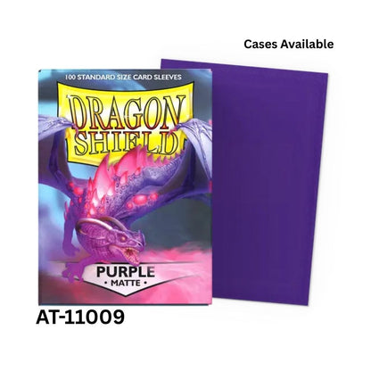 Dragon Shield Sleeves: Standard Matte - Purple 100CT - # AT-11009