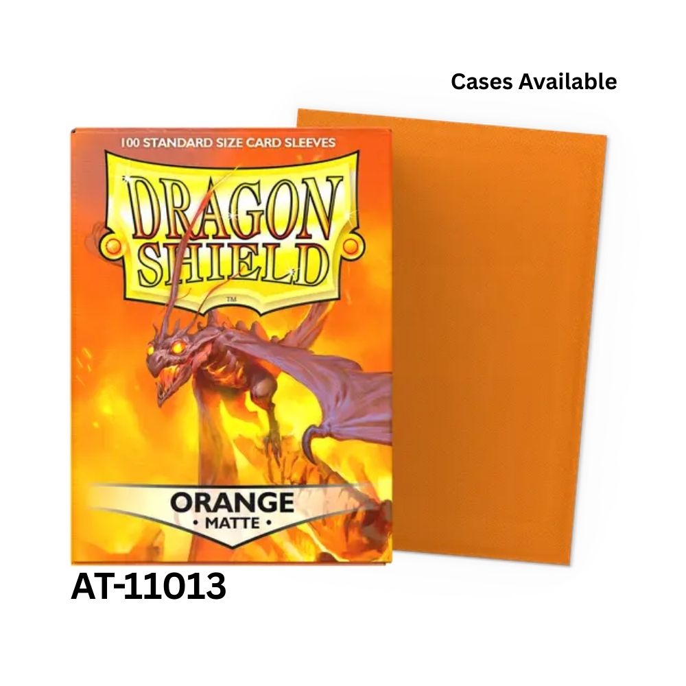 Dragon Shield Sleeves: Standard Matte - Orange 100CT - # AT-11013