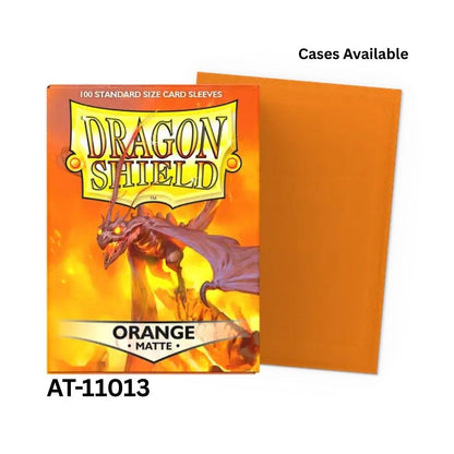 Dragon Shield Sleeves: Standard Matte - Orange 100CT - # AT-11013