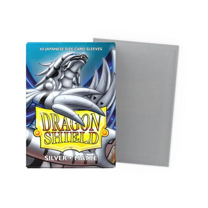 Dragon Shield Sleeves: Japanese Matte - Silver 60CT / # AT-11108