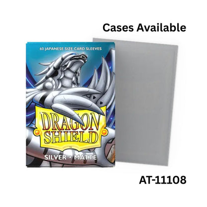 Dragon Shield Sleeves: Japanese Matte - Silver 60CT / # AT-11108