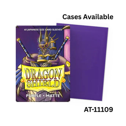Dragon Shield Sleeves: Japanese Matte - Purple 60CT / # AT-11109