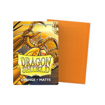 Dragon Shield Sleeves: Japanese Matte - Orange 60CT / AT-11113