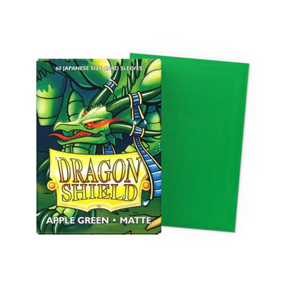 Dragon Shield Sleeves: Japanese Matte - Apple Green 60CT / # AT-11118
