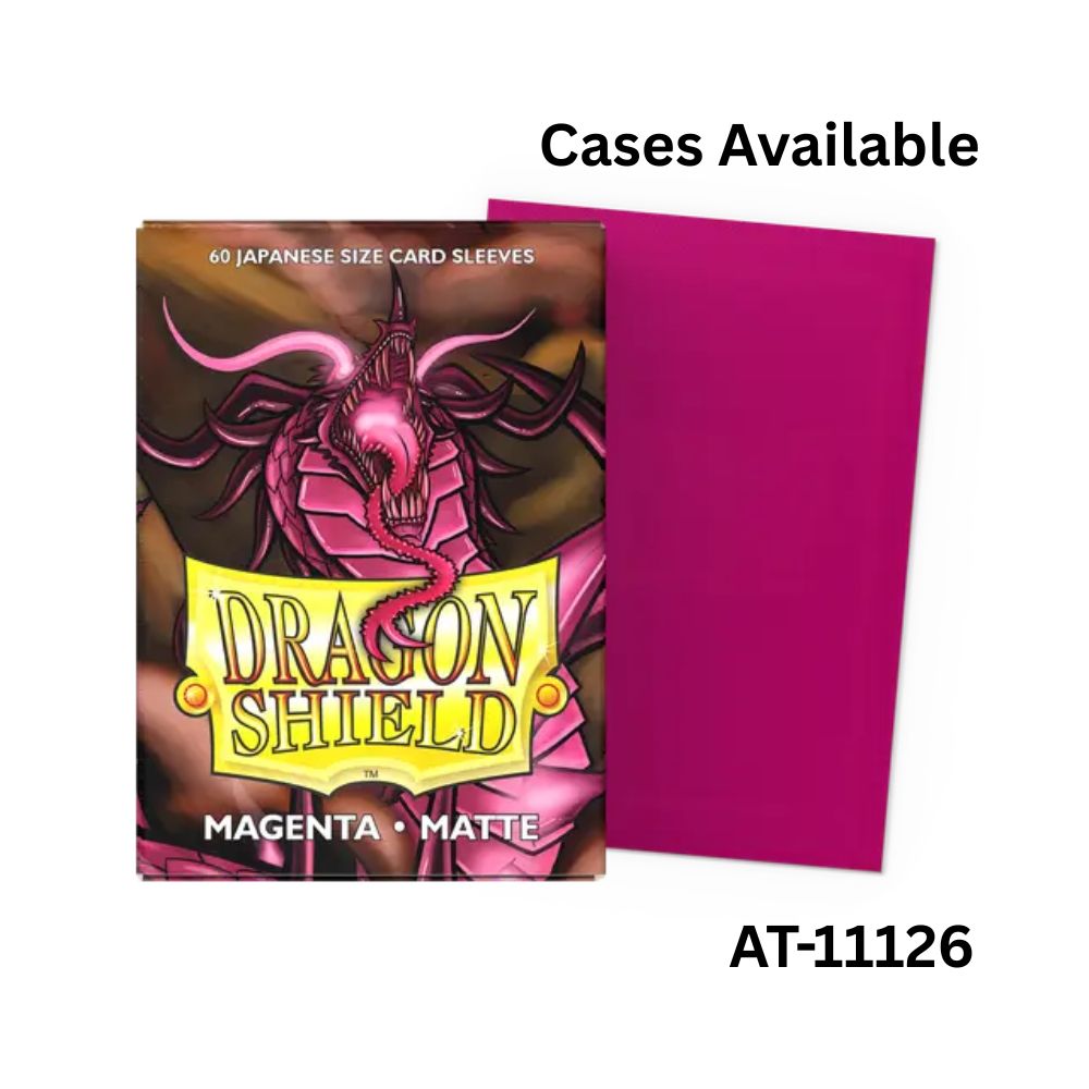 Dragon Shield Sleeves: Japanese Matte - Magenta 60CT / # AT-11126