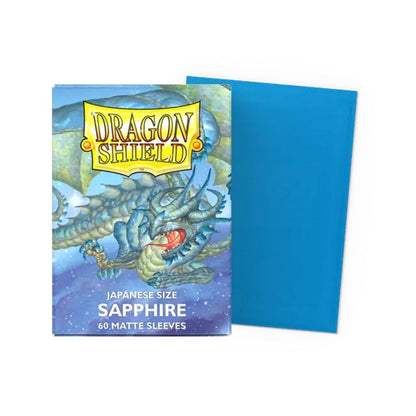 Dragon Shield Sleeves: Japanese Matte - Sapphire 60CT / # AT-11128