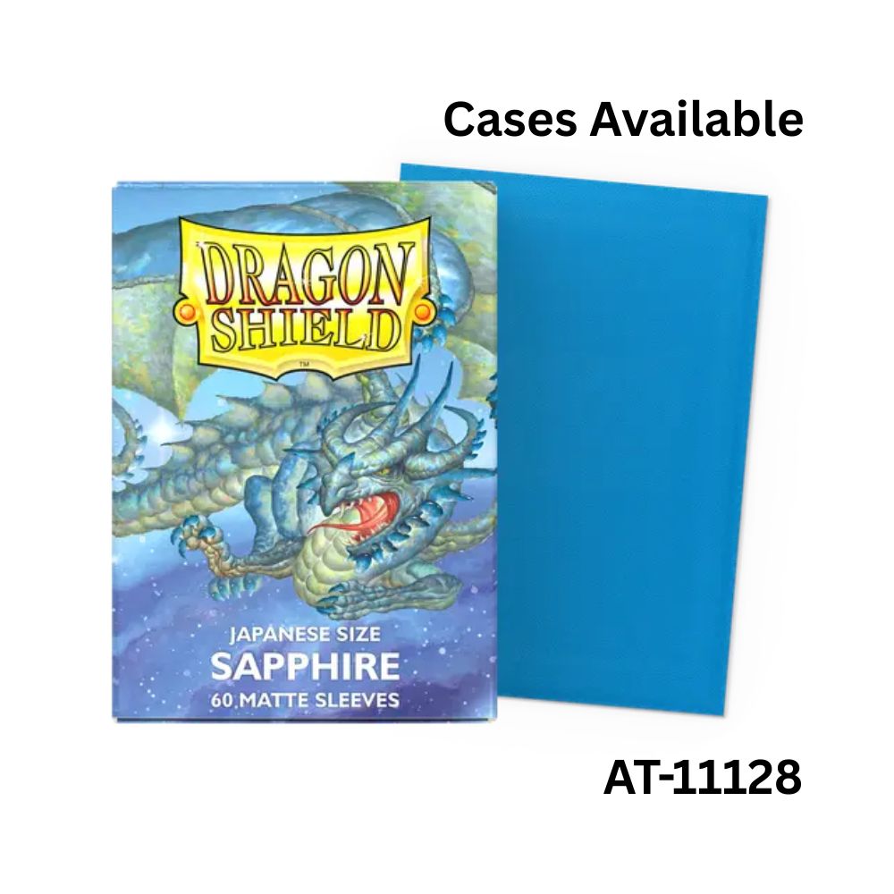 Dragon Shield Sleeves: Japanese Matte - Sapphire 60CT / # AT-11128