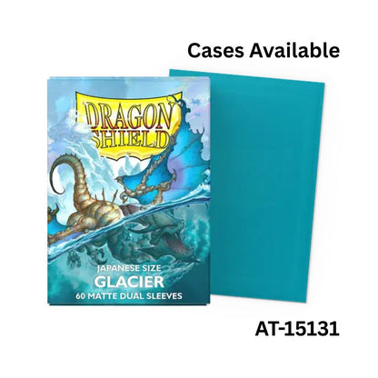 Dragon Shield Sleeves: Japanese Matte Dual - Glacier 60CT / # AT-15131