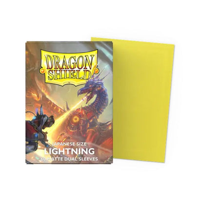Dragon Shield Sleeves: Japanese Matte Dual - Lightning 60CT / # AT-15147